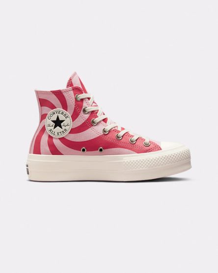 Zapatos Plataforma Converse Chuck Taylor All Star Lift Color Candy Altas Mujer Naranjas Rosas | PE 5E2704